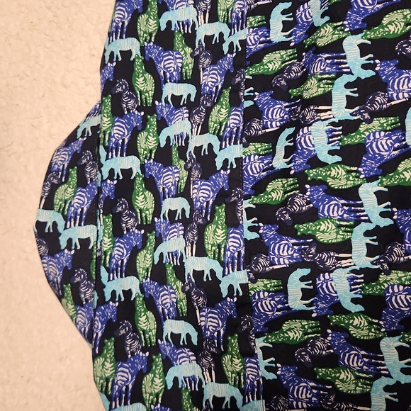 Marc Anthony Luxury Slim Fit Zebra Shirt - Picture 10 of 10